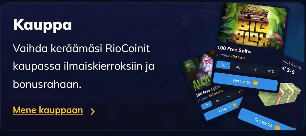 RioaceCasino_Kauppa